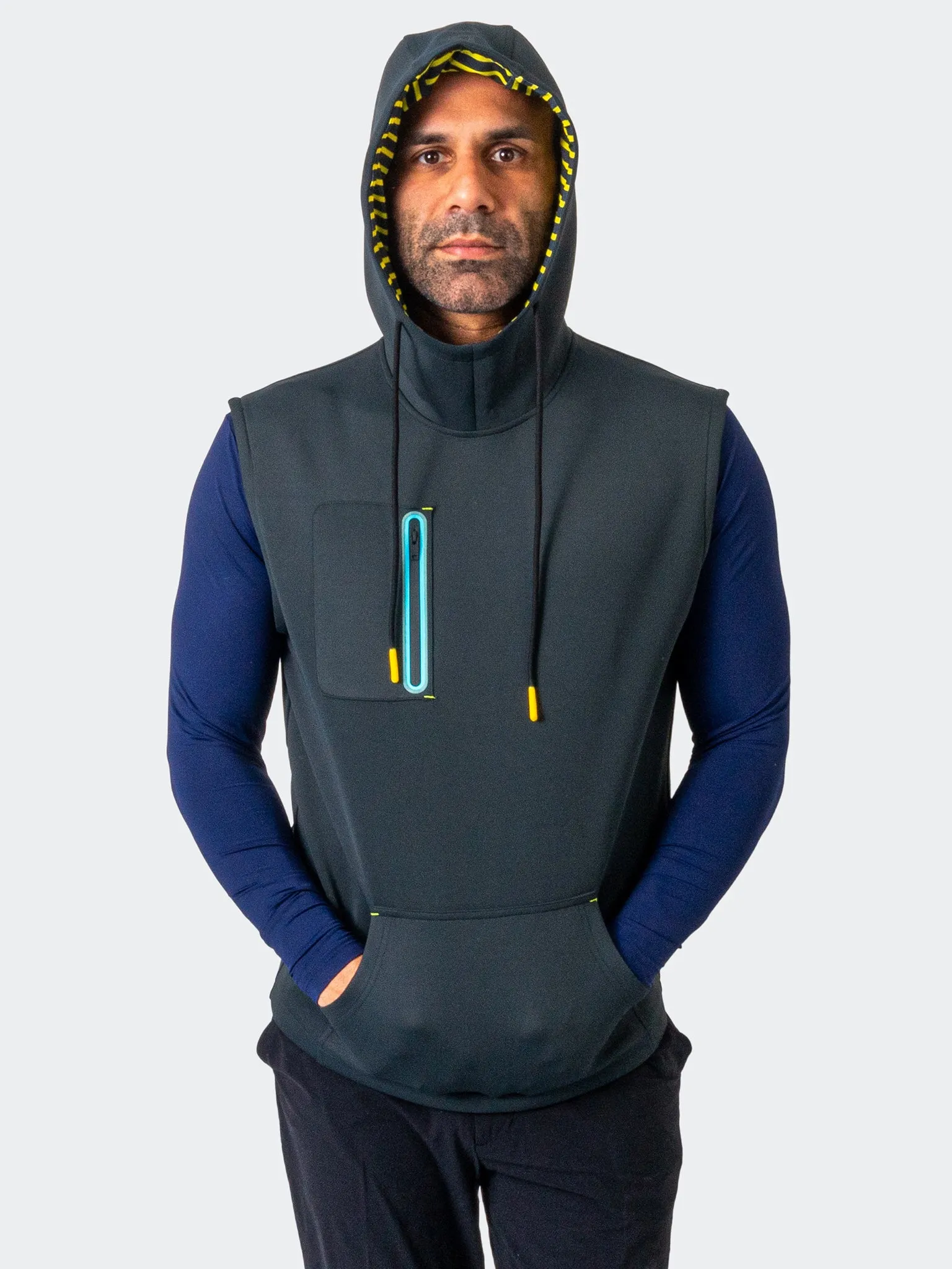 Maceoo Athleisur | Golf Vest Sleeveless Black