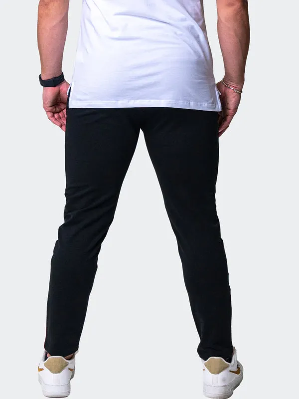 Maceoo Stretch Athletic Wear | Jogger Crown Black