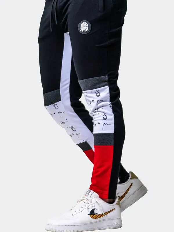 Maceoo Stretch Athletic Wear | Jogger Crown Black