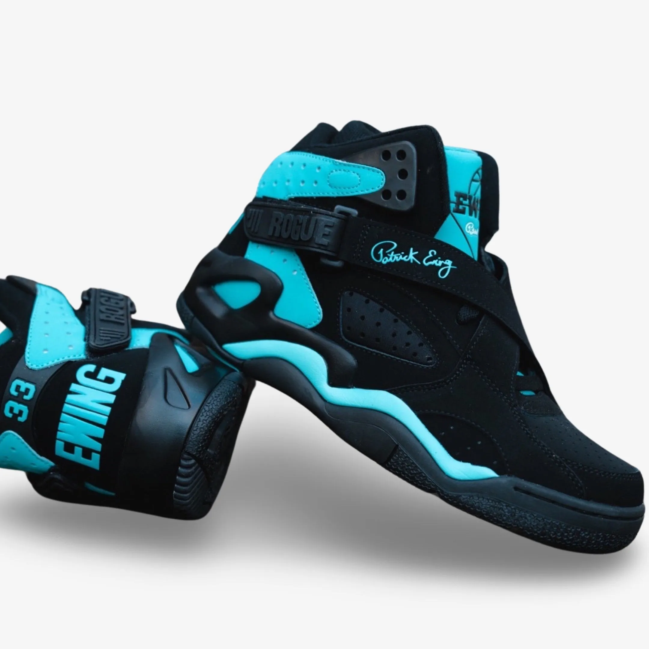 (Men's) Ewing Athletics Rogue Black / Cyan Blue 1BM02091-018