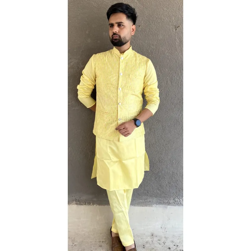 Men's Traditional Diwali Kurta Pant Koti