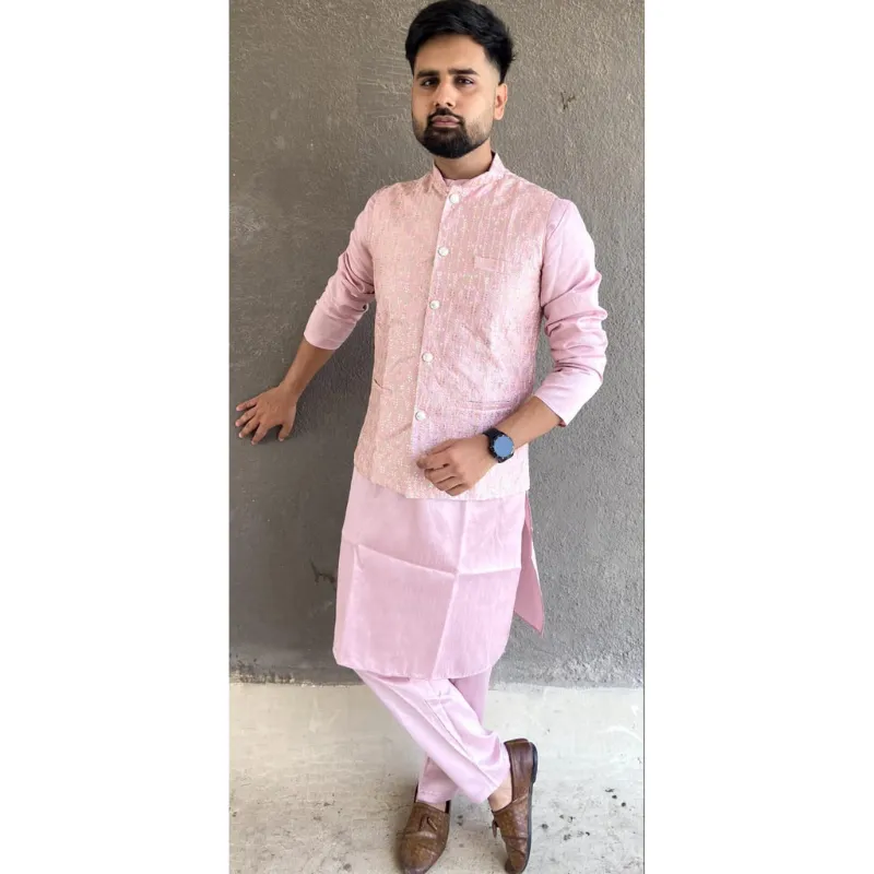 Men's Traditional Diwali Kurta Pant Koti