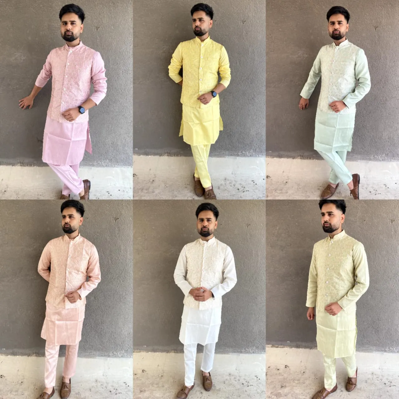 Men's Traditional Diwali Kurta Pant Koti