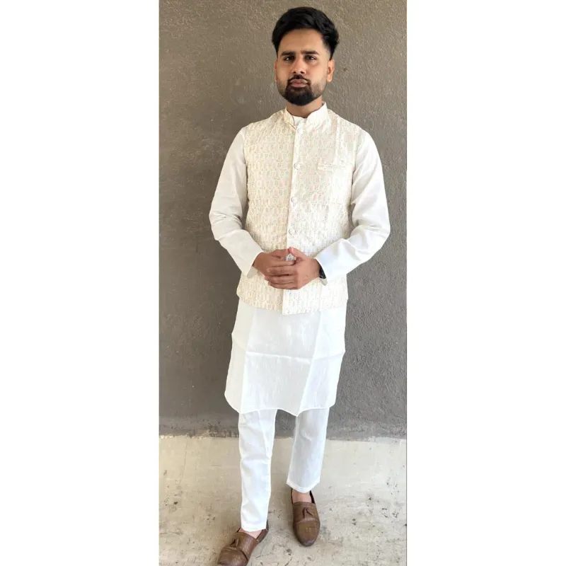 Men's Traditional Diwali Kurta Pant Koti