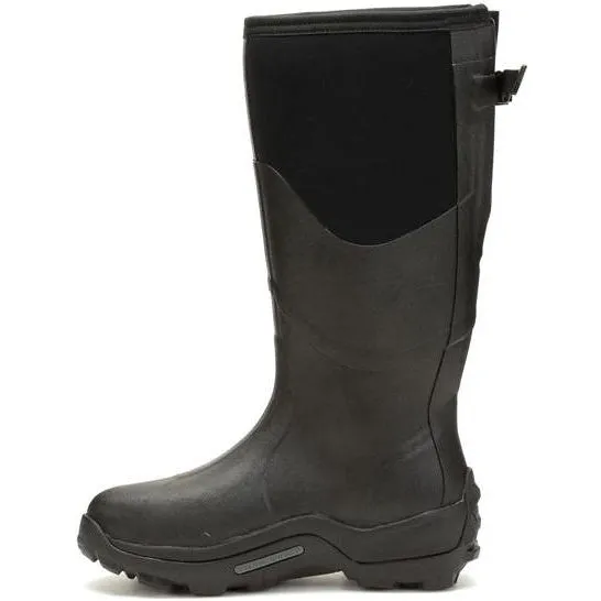 Muck Men's Muckmaster Wide Calf 17" WP Rubber Work Boot - Black - MMXF-000