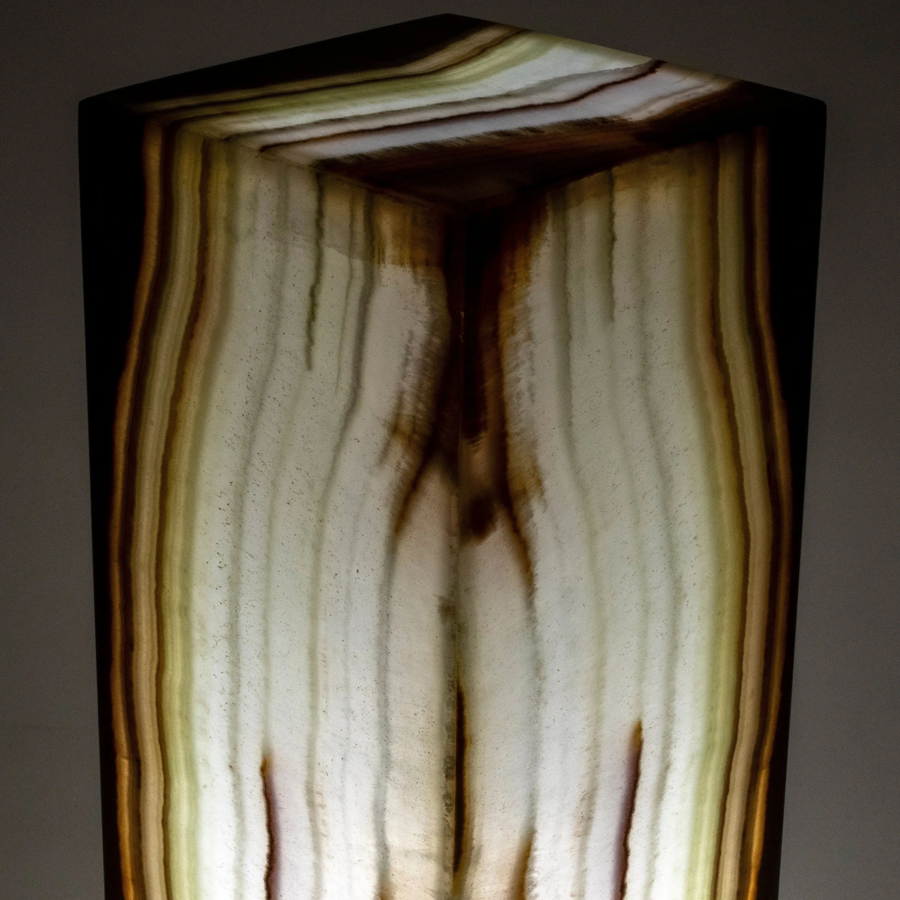 Natural Onyx Lamp Light Tower - 16