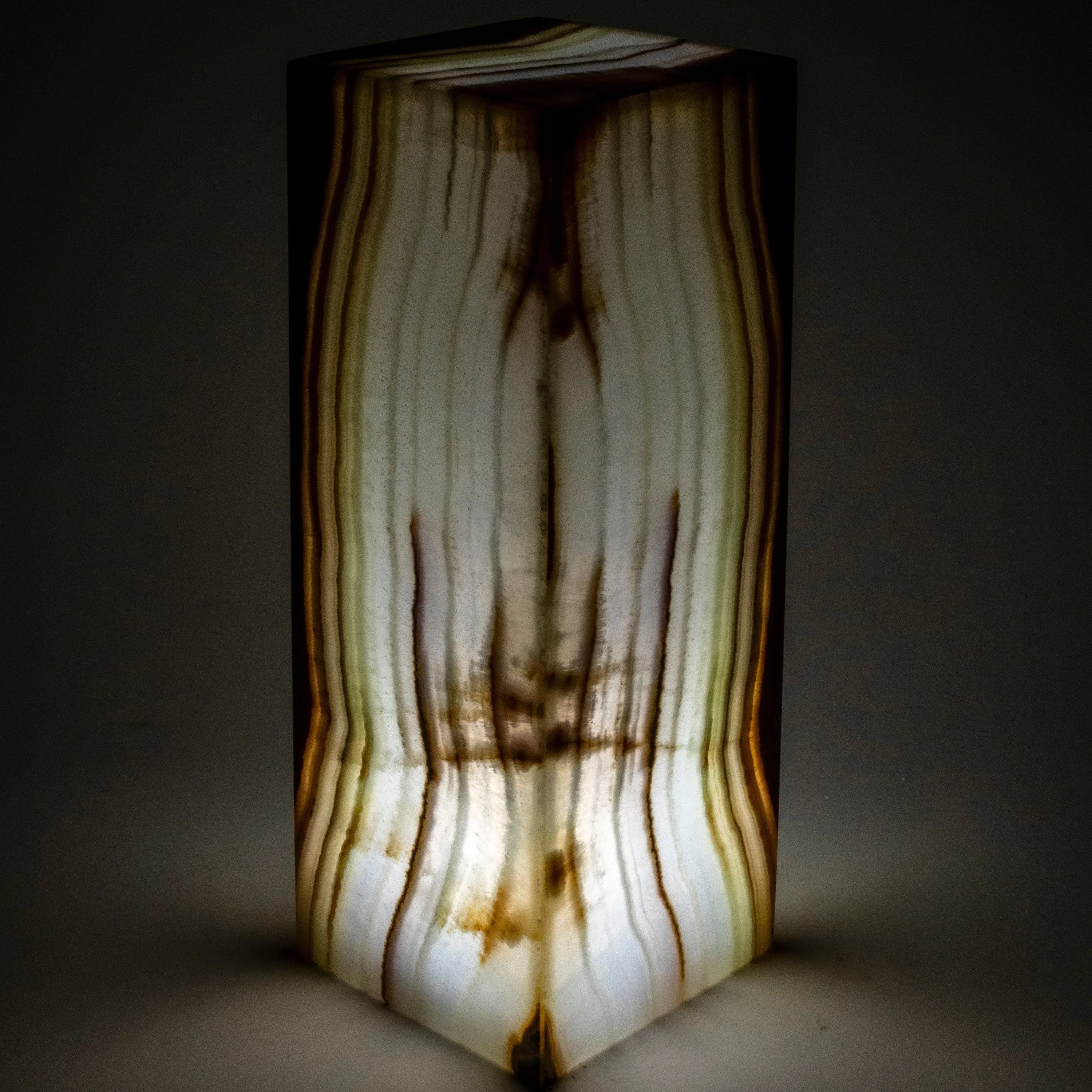 Natural Onyx Lamp Light Tower - 16