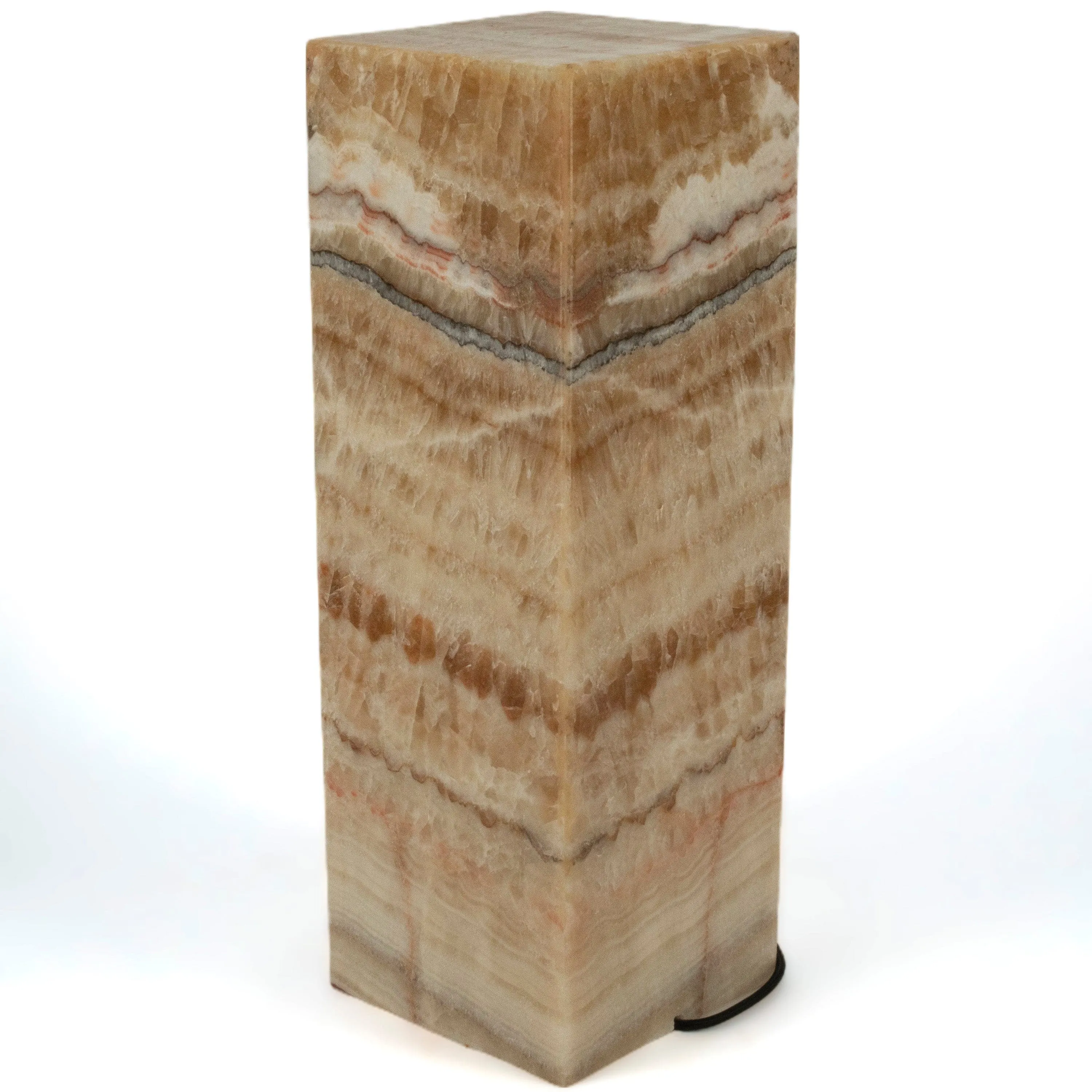 Natural Onyx Lamp Light Tower - 24