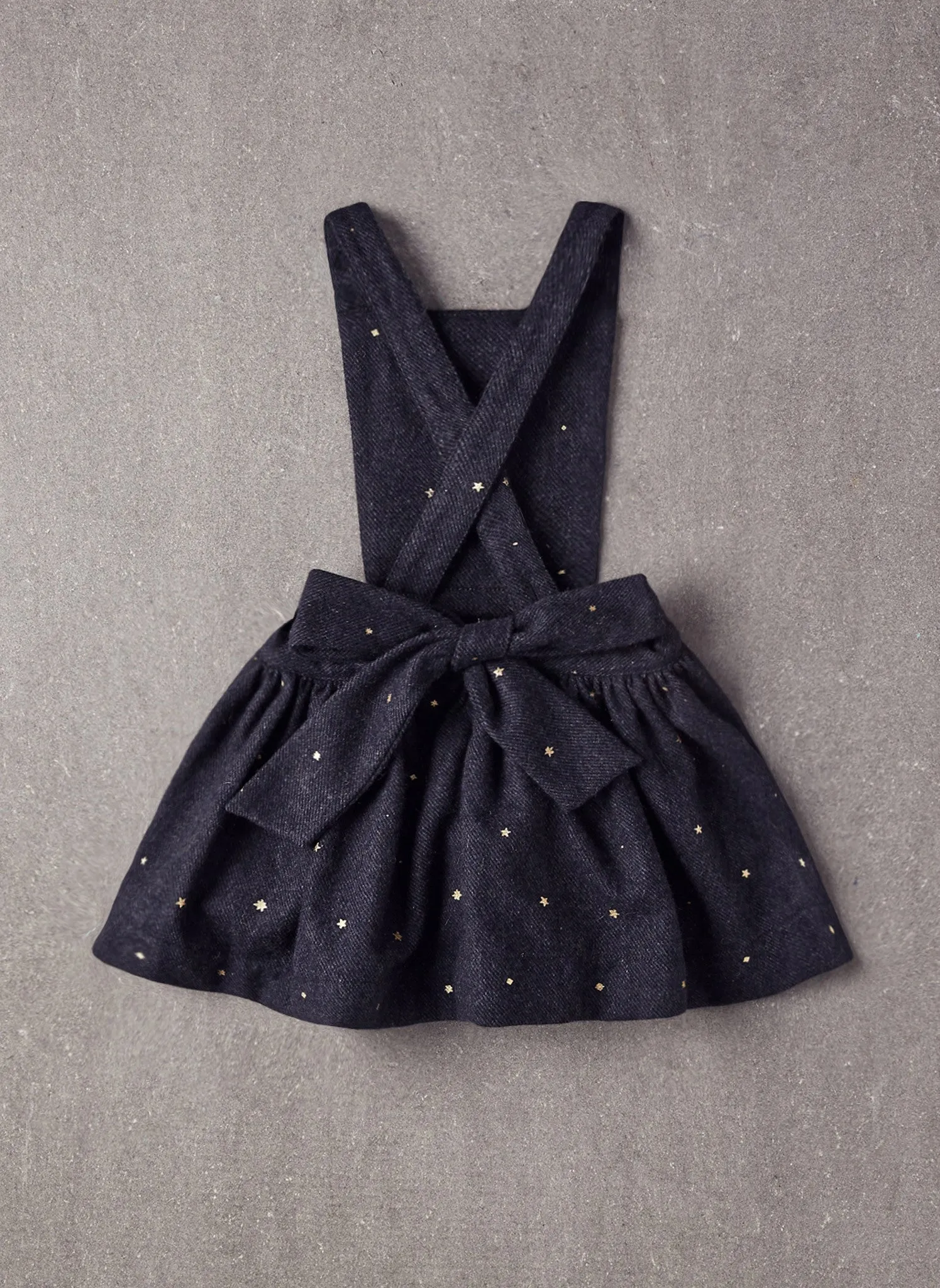 Nellystella Ella Dress in Navy Star Foil