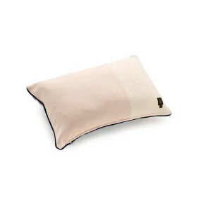 Oare Check Oblong Cushion in Blush