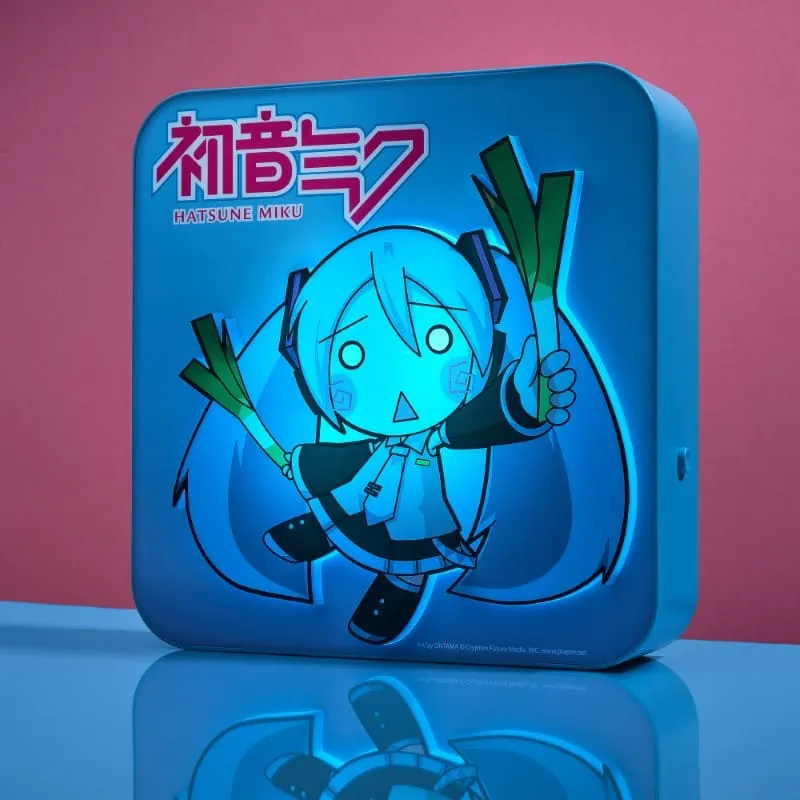 Official Hatsune Miku 3D Desk Lamp / Wall Light