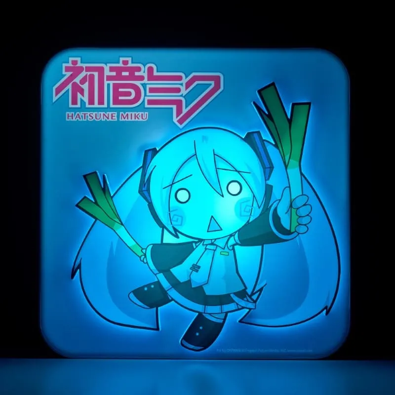 Official Hatsune Miku 3D Desk Lamp / Wall Light