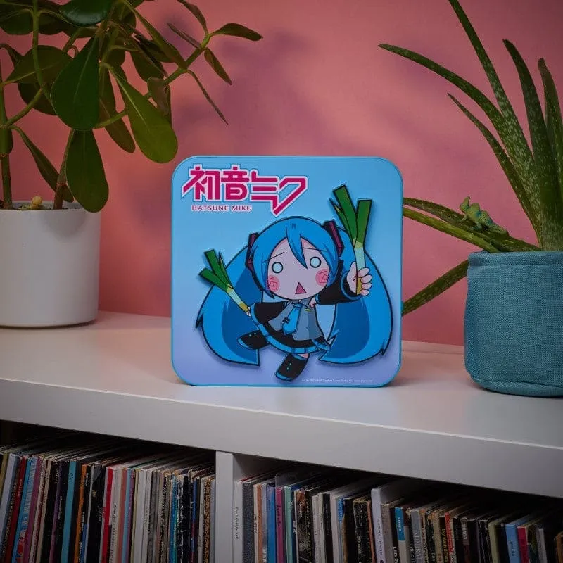 Official Hatsune Miku 3D Desk Lamp / Wall Light