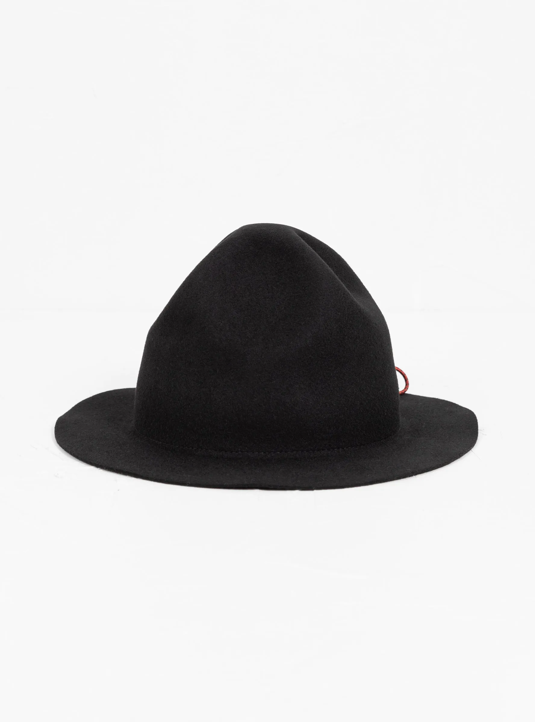 Packable Travel Mountain Wool Hat Black