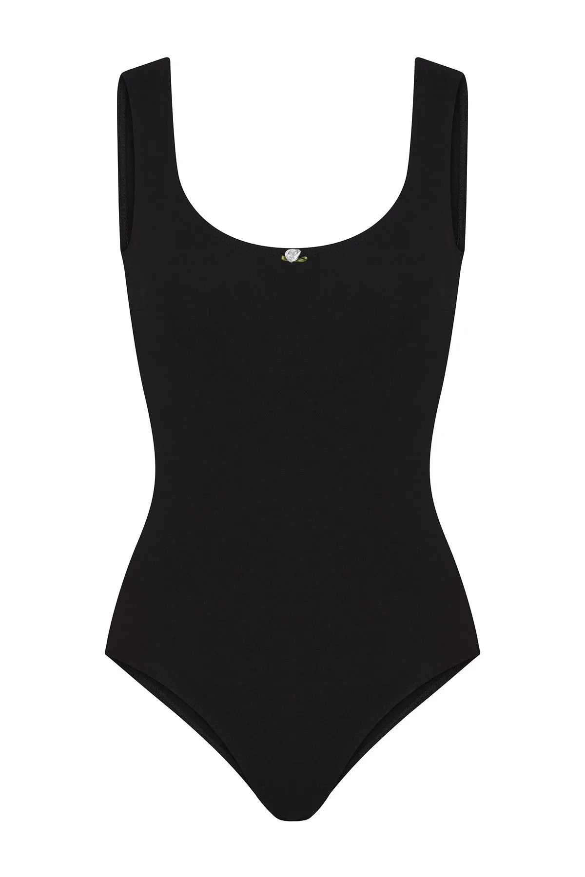 PERFECT SCOOP BODYSUIT IN ONYX