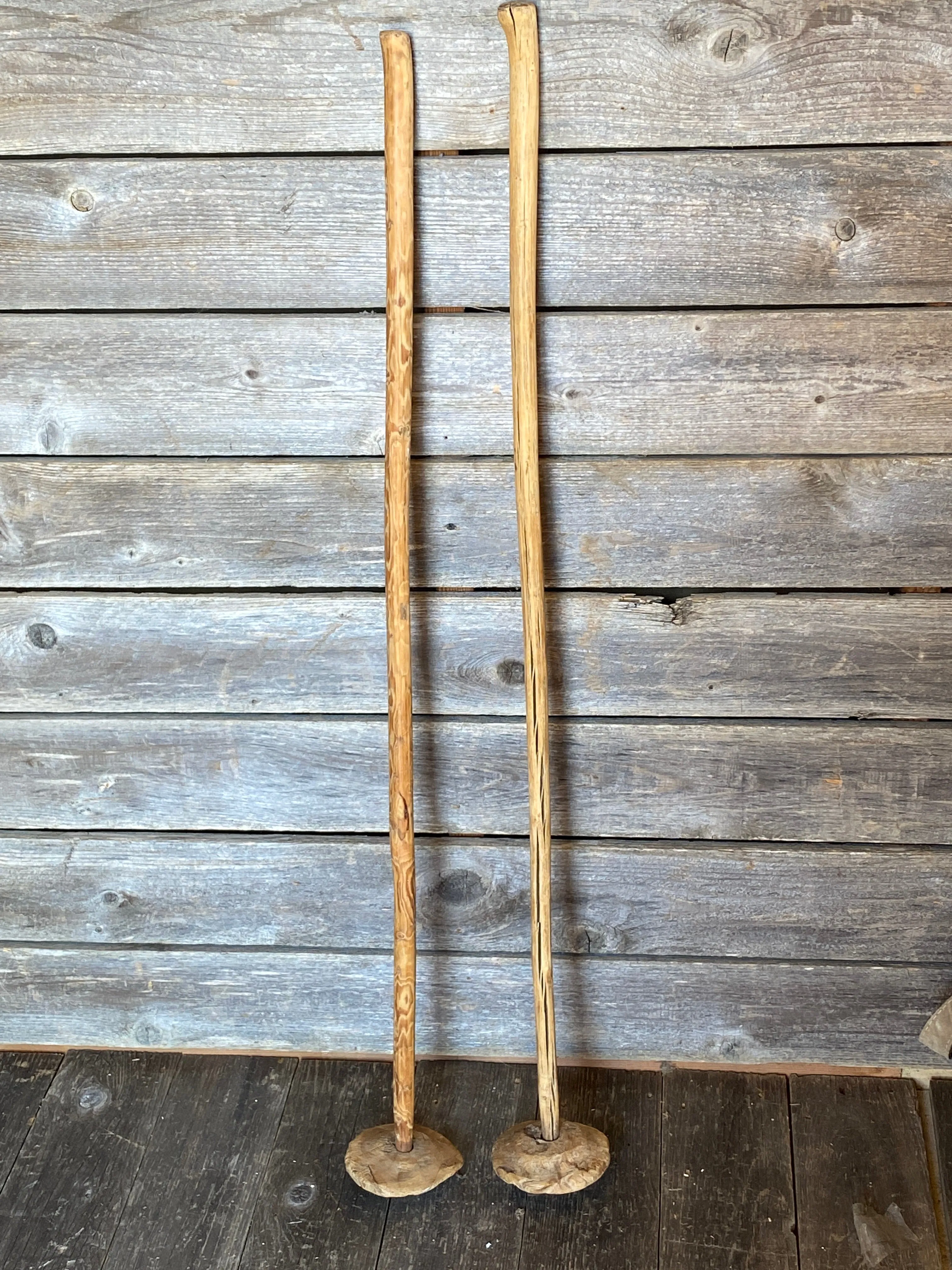 Primitive Ski Poles