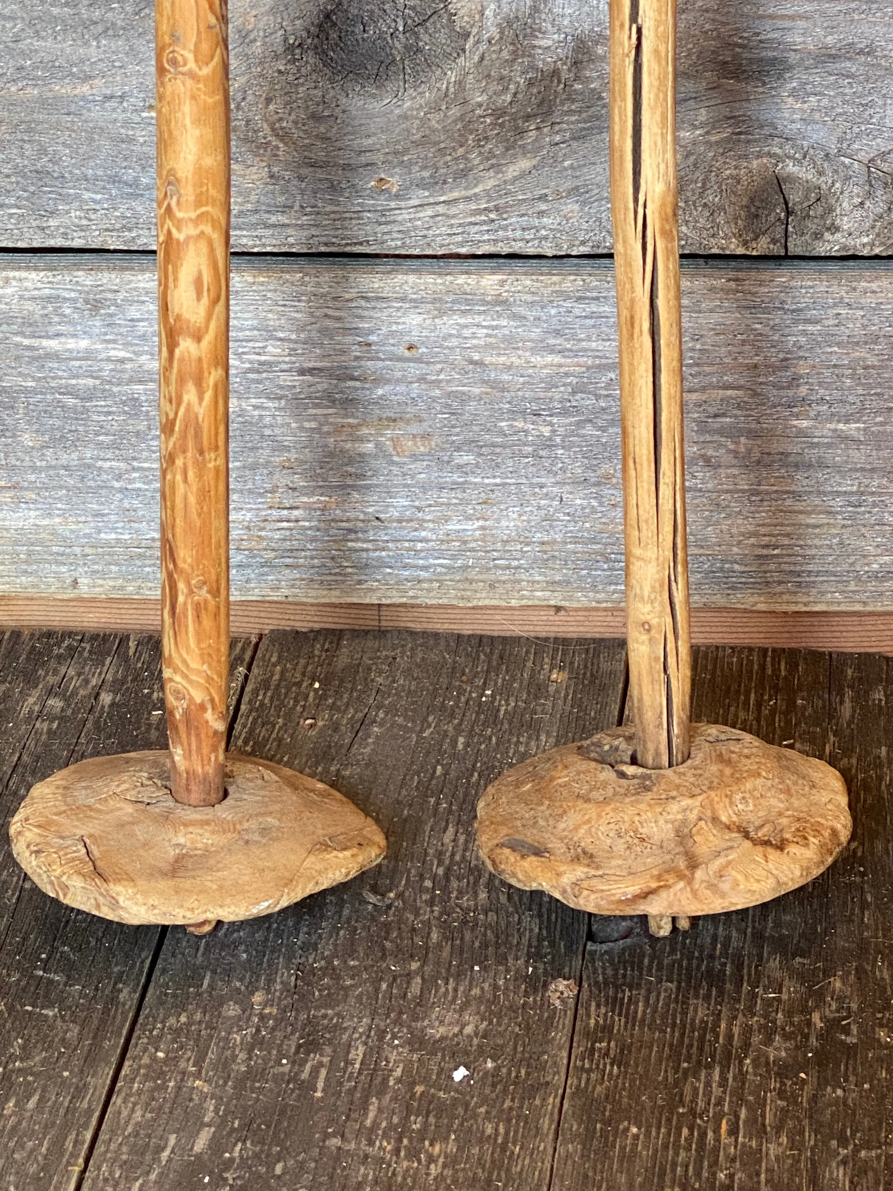 Primitive Ski Poles