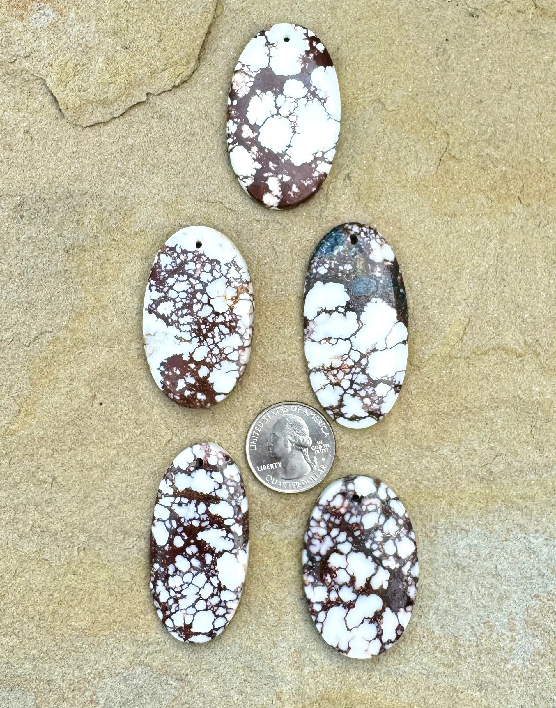 RARE Arizona Wild Horse GIANT Oval Focal Pendant Beads, select one stone