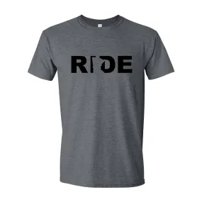 Ride MN Men's Tee Dark Heather Grey/Black