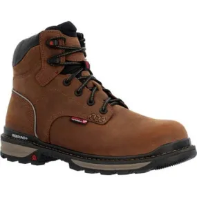 Rocky Men's Rams Horn WP Comp Toe Work Boot - Crazy Horse - RKK0388