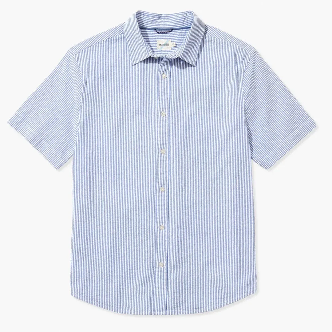 Seersucker Shirt - Light Blue