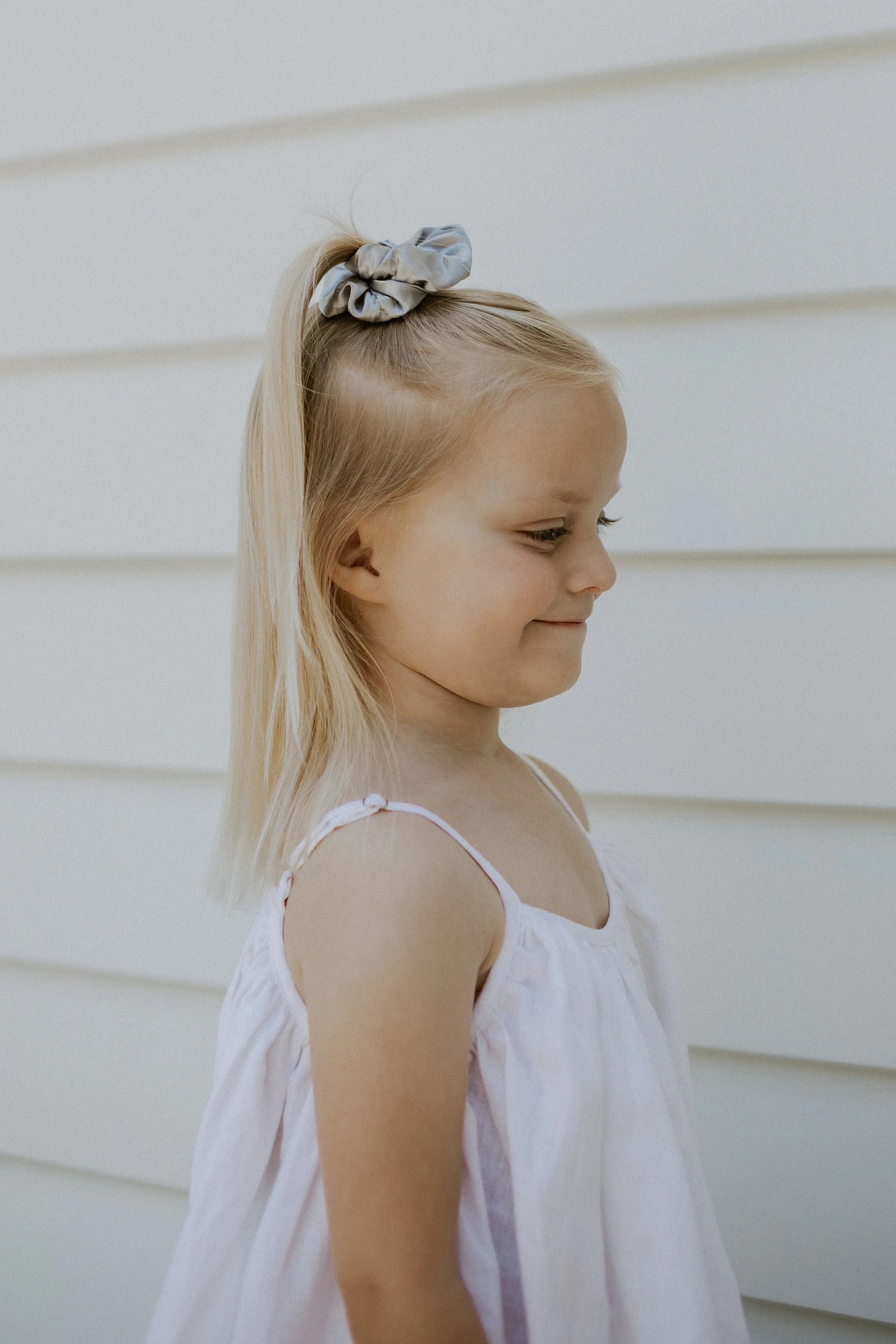 Silver Scrunchie