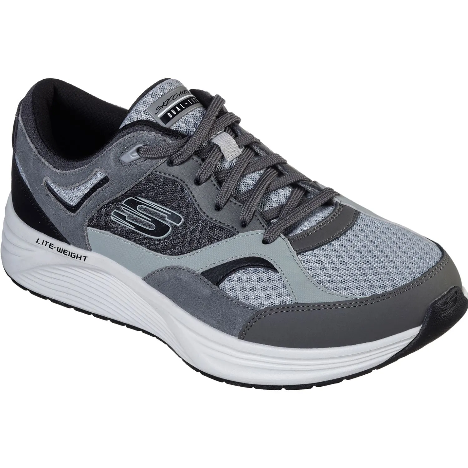 Skechers men's sneakers Skyline Alphaborne 52968 GYBK grey-black