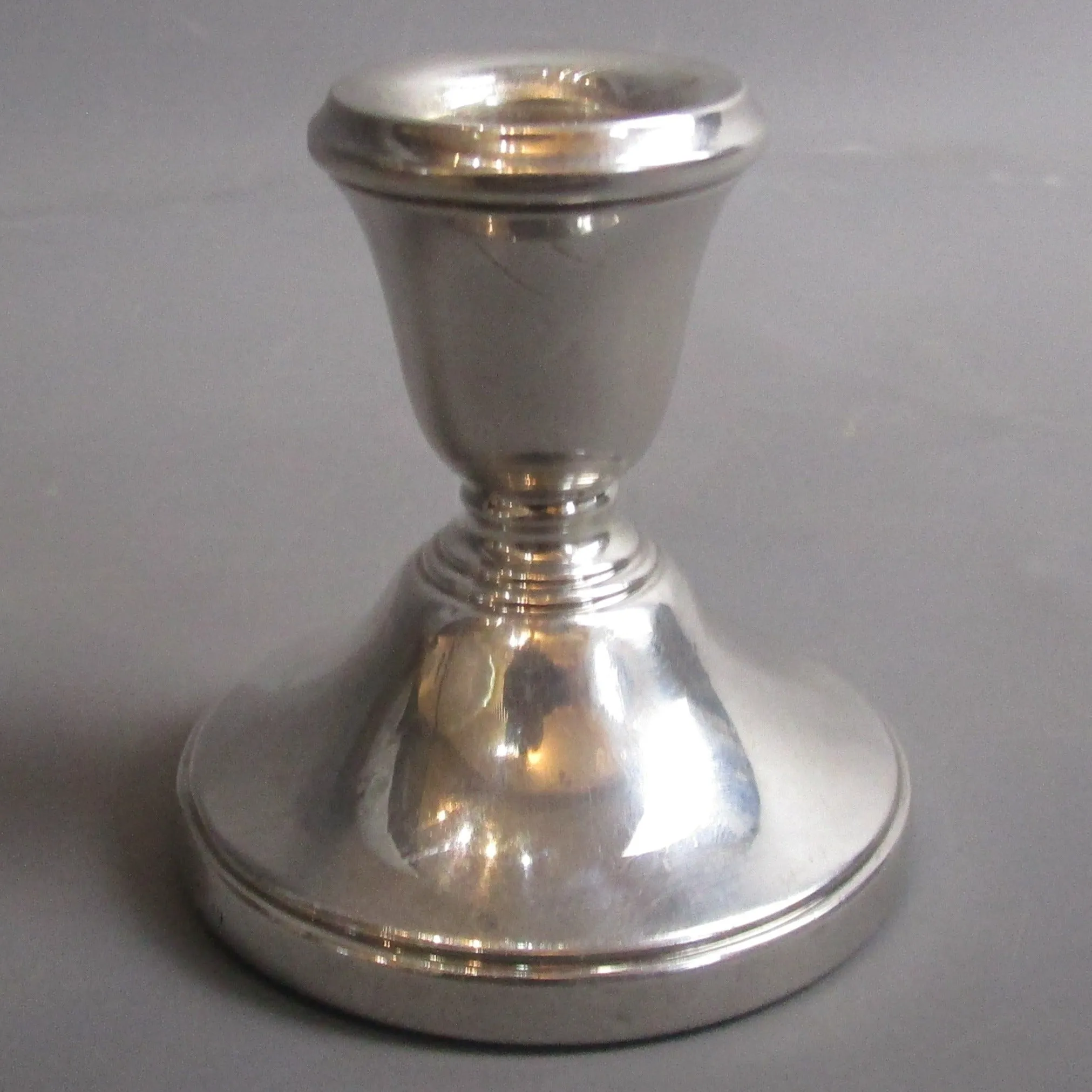 Sterling Silver Candlestick Vintage Birmingham 1973