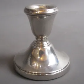 Sterling Silver Candlestick Vintage Birmingham 1973