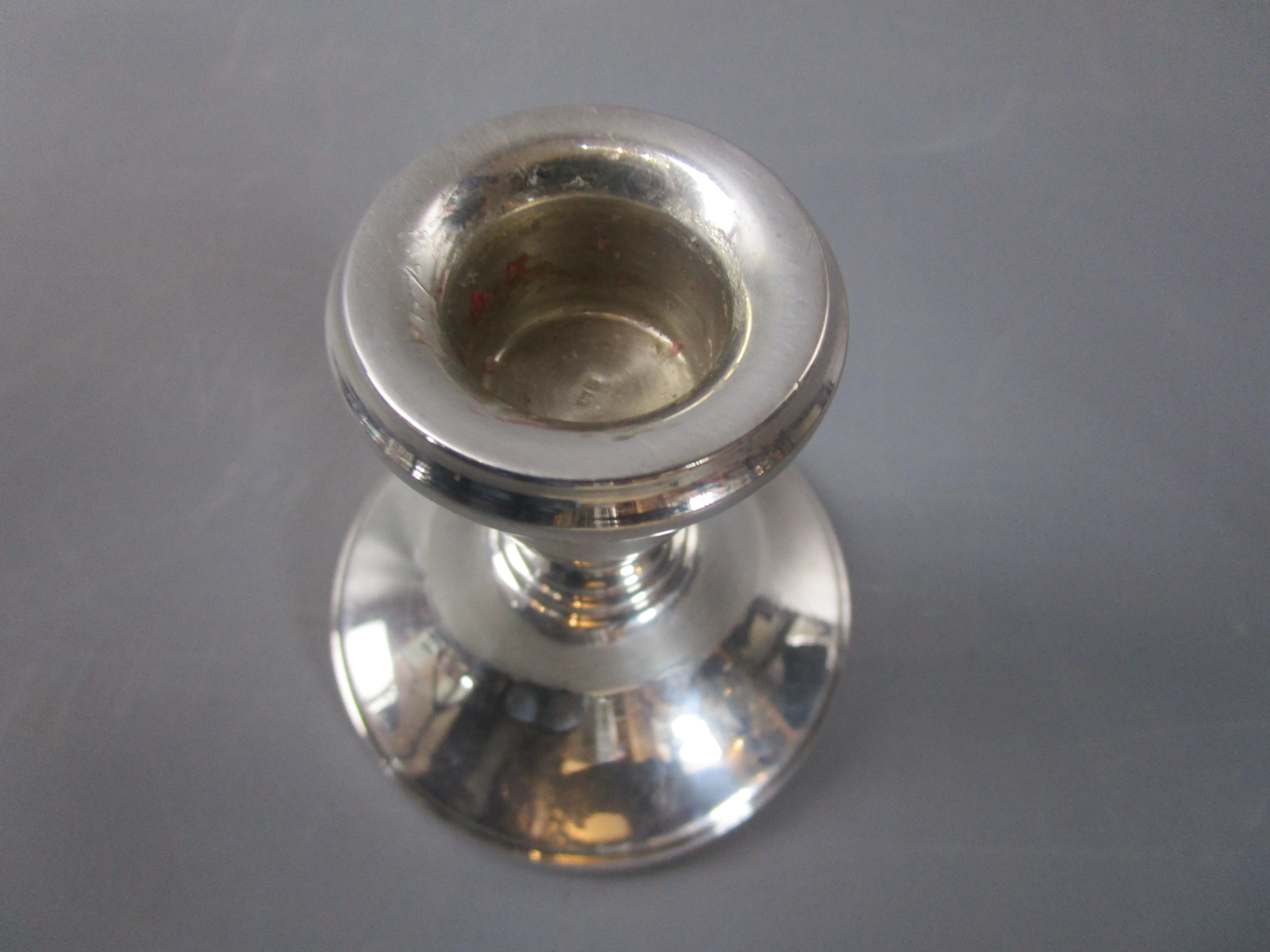 Sterling Silver Candlestick Vintage Birmingham 1973