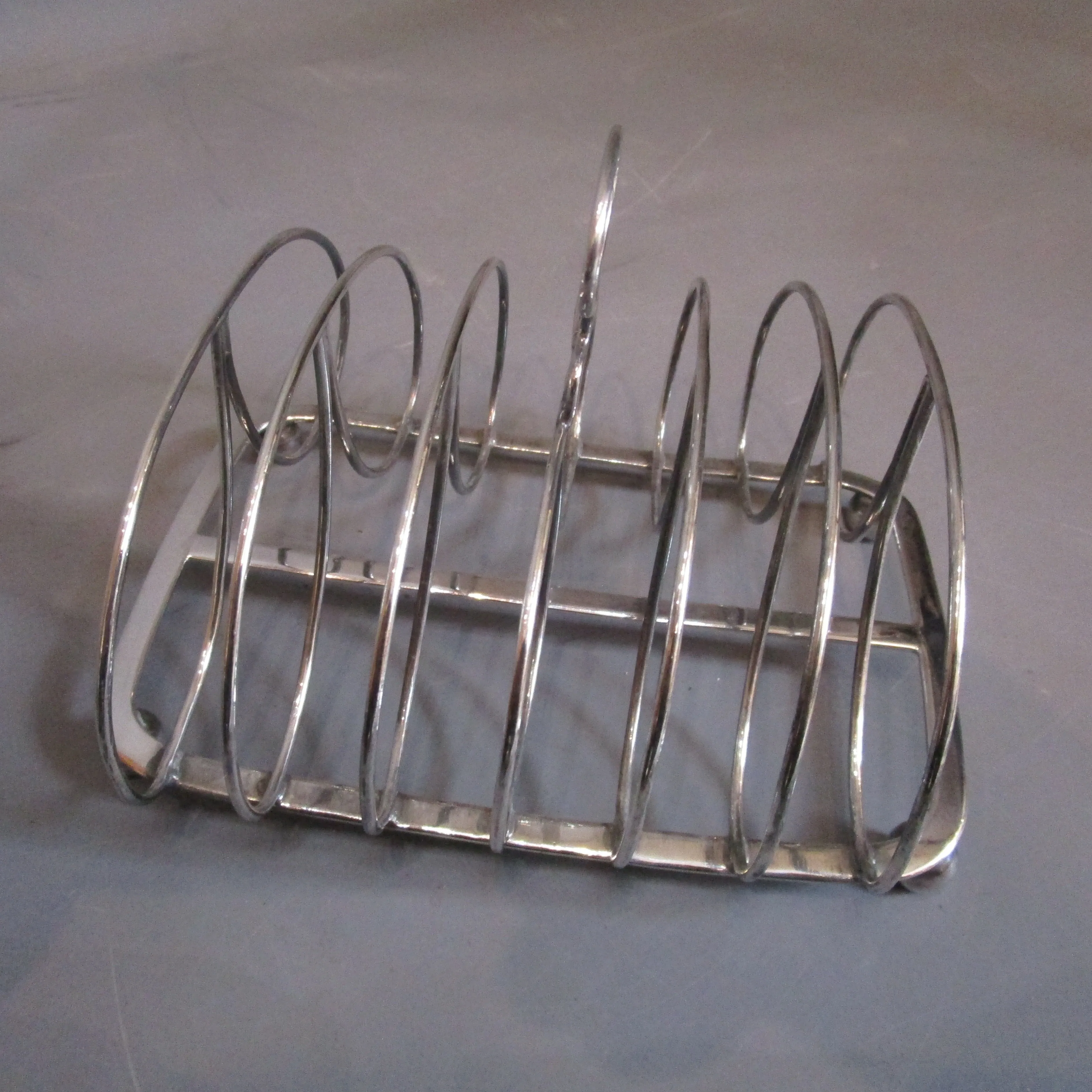 Sterling Silver George III Toast Rack Waterhouse And Ryland B/ham Antiques c1813