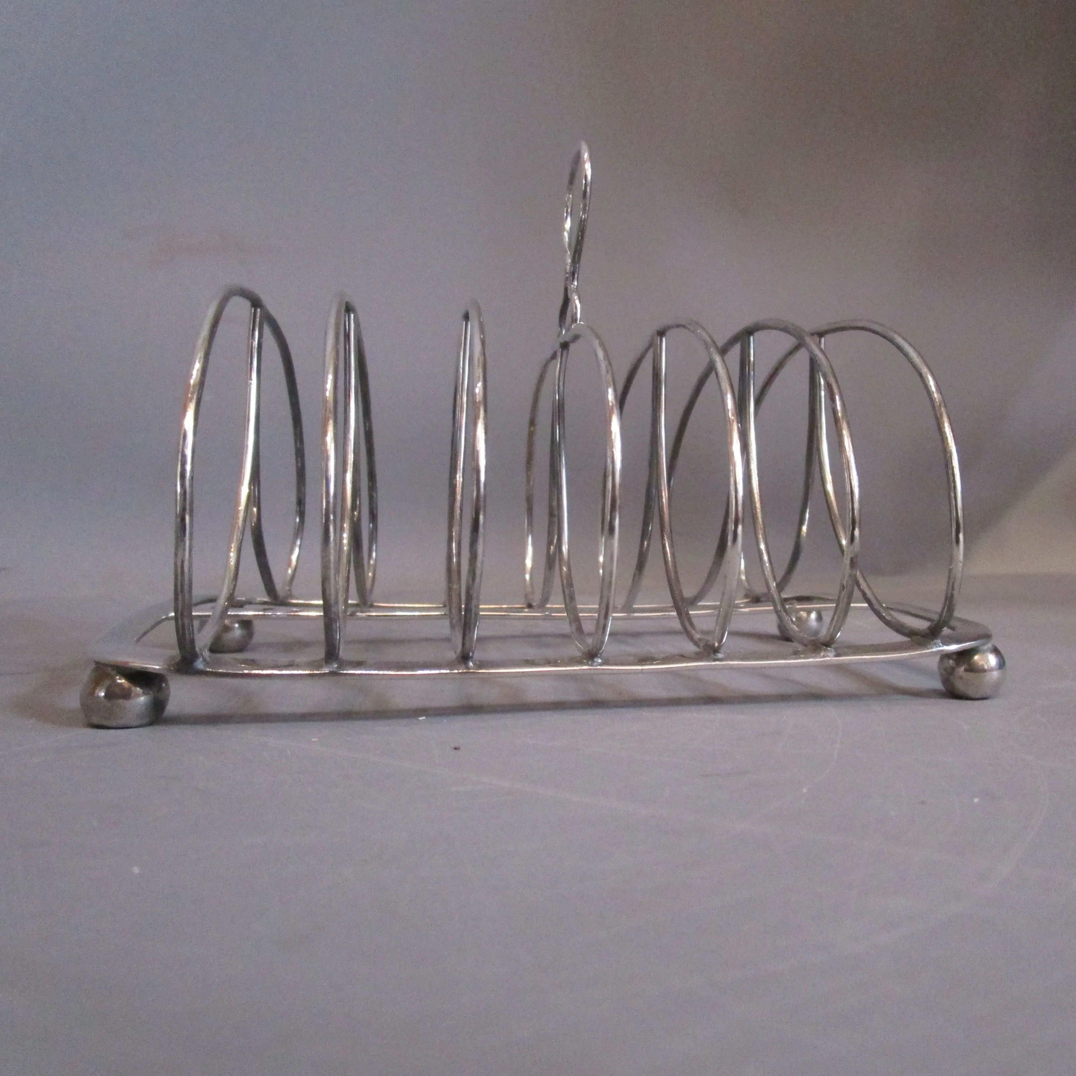 Sterling Silver George III Toast Rack Waterhouse And Ryland B/ham Antiques c1813