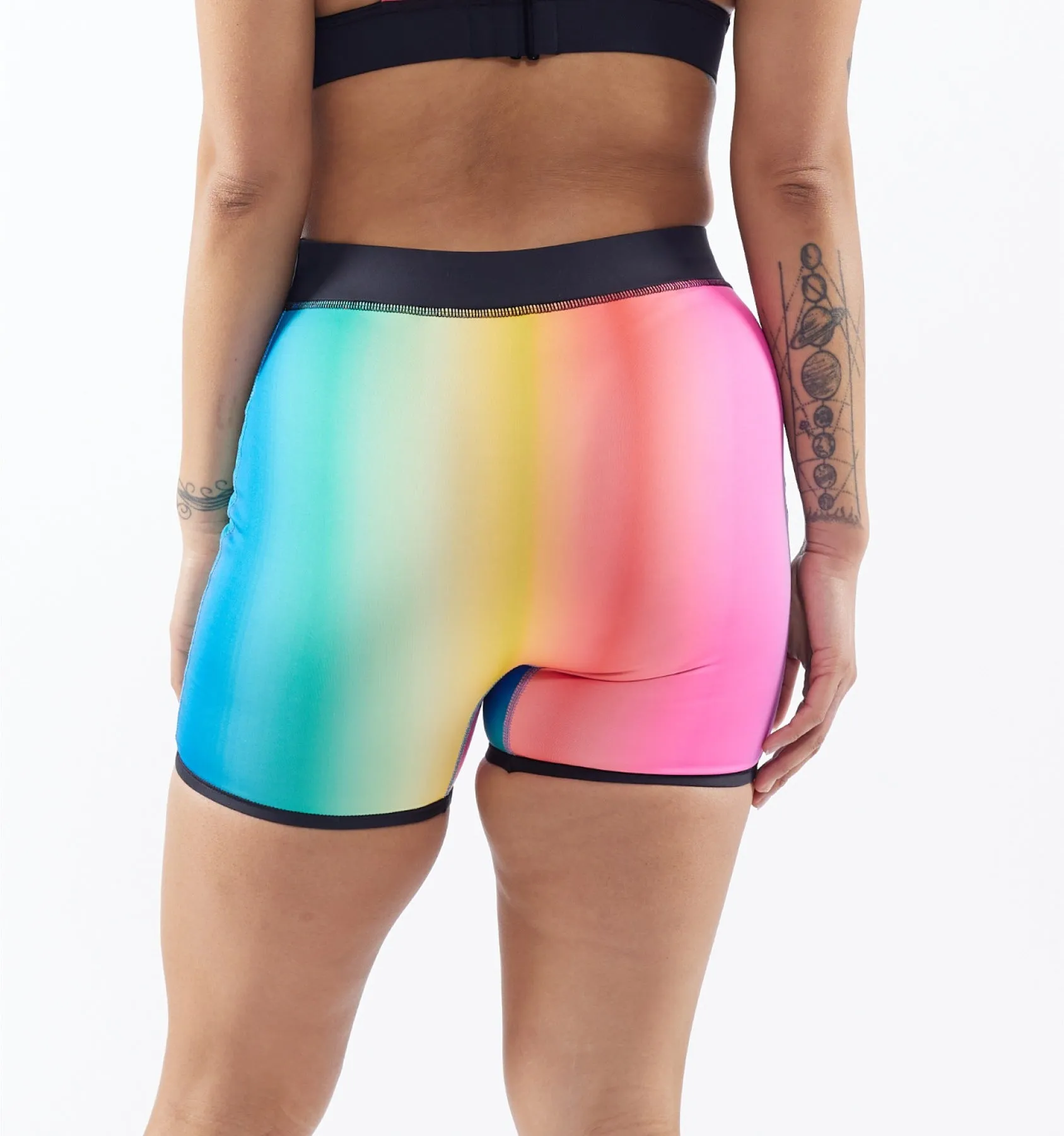 Swim 4.5" Reversible Short - Melting Rainbow