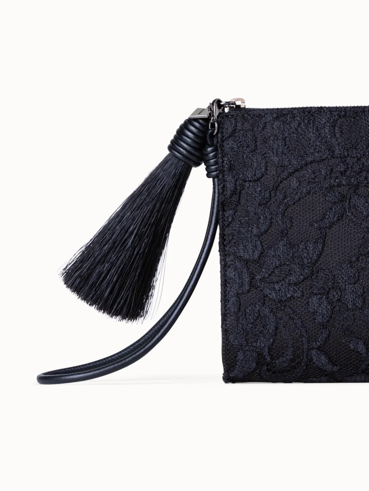 Tassel Pouch aus Spitze