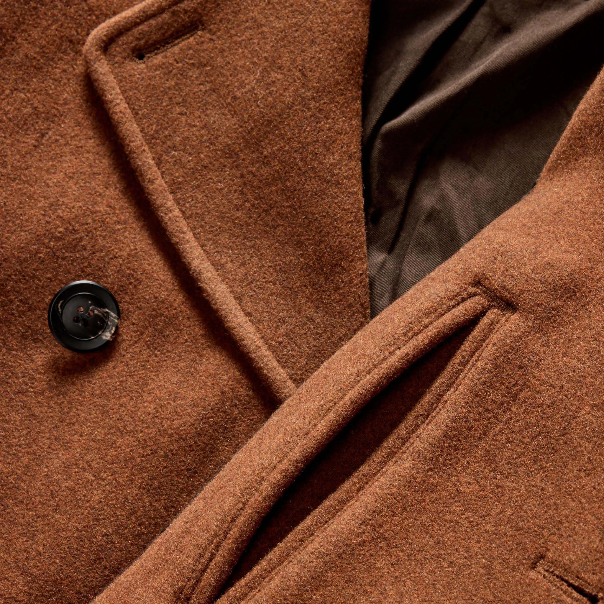 The Mariner Coat in Tarnished Copper Wool