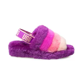 UGG Fluff Yeah Slide Berrylicious Multi Slippers - Women's