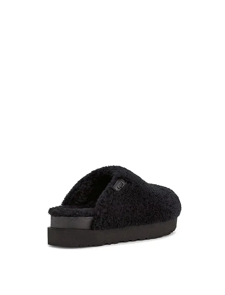 UGG Fuzz Sugar Slide Black