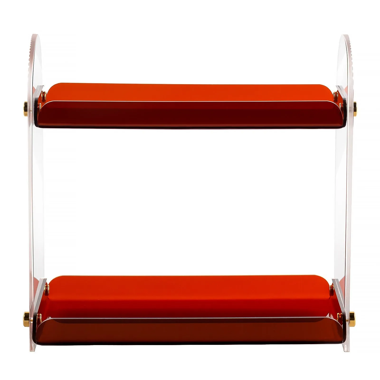 VENTRAY HOME Acrylic 2-Tier Desktop Storage Rack - Amber