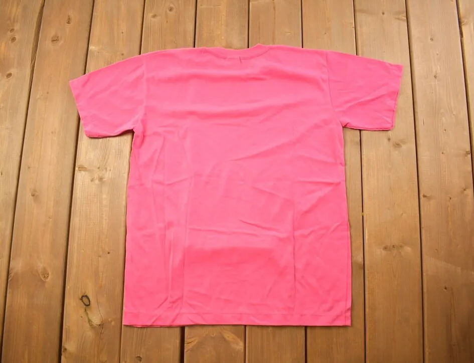 Vintage 1970s Deadstock Unique Blank Pink T Shirt / Vintage T Shirt / Made In Canada / True Vintage / Vintage Blanks / 70s