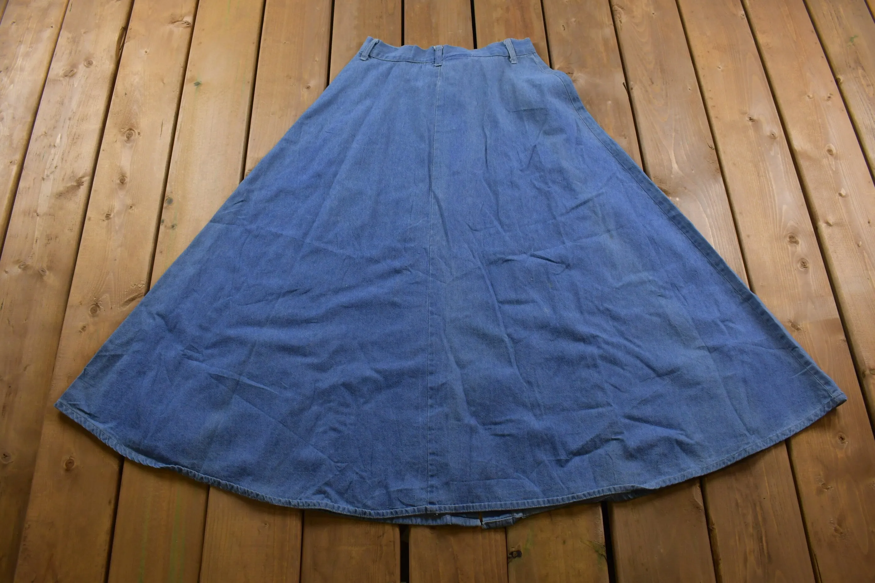 Vintage 1980's Kayo Women's Jean Skirt 25 x 35 / Women's Vintage / Made in USA / American Vintage / Streetwear Fashion / Vintage Skirt