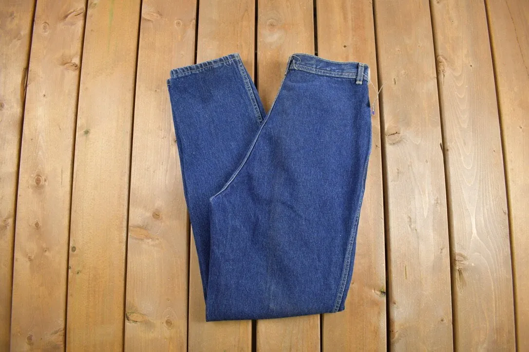 Vintage 1980's Liason Jeans Deadstock Blue Jeans 29 x 32 / Made in Canada / Basic Jeans / Streetwear Fashion / Vintage Pants