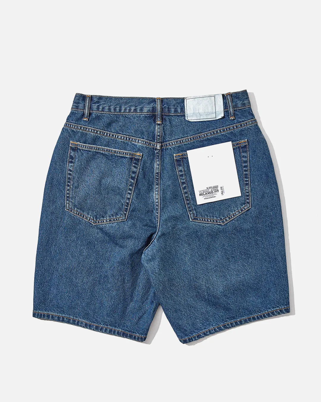 Washed Denim Short - Blue