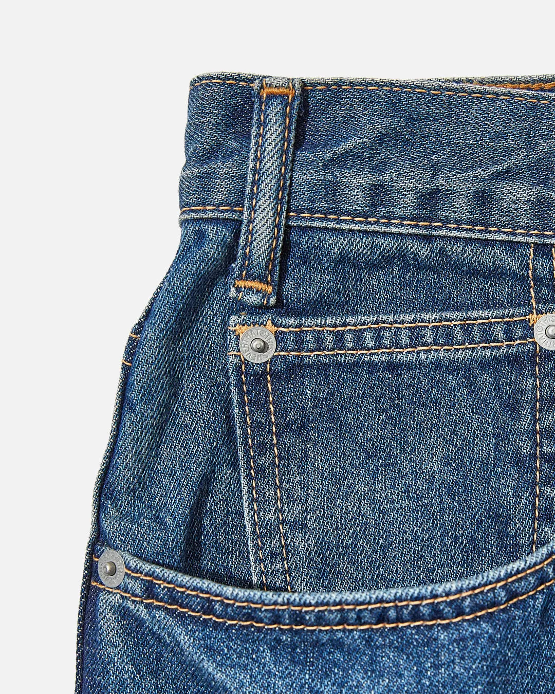 Washed Denim Short - Blue