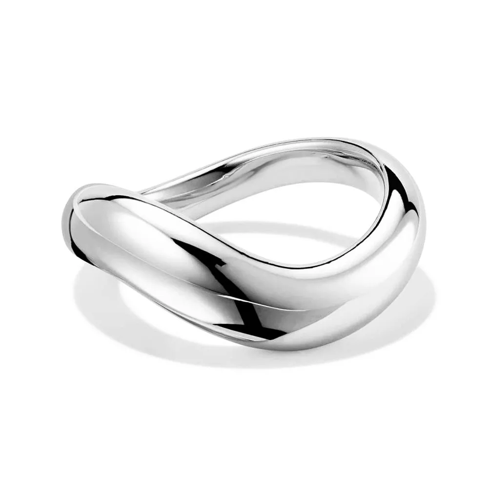 Wavy Crossover Ring