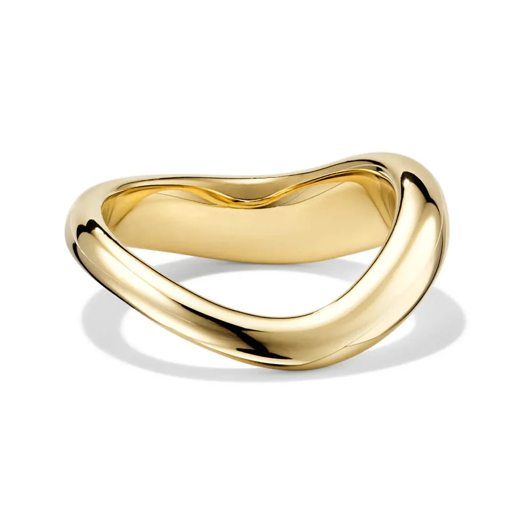 Wavy Crossover Ring