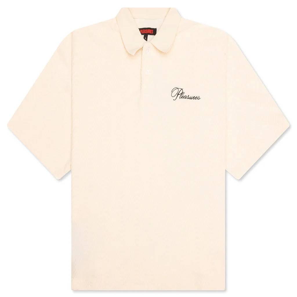 Zen Terry Boxy Polo - Off White